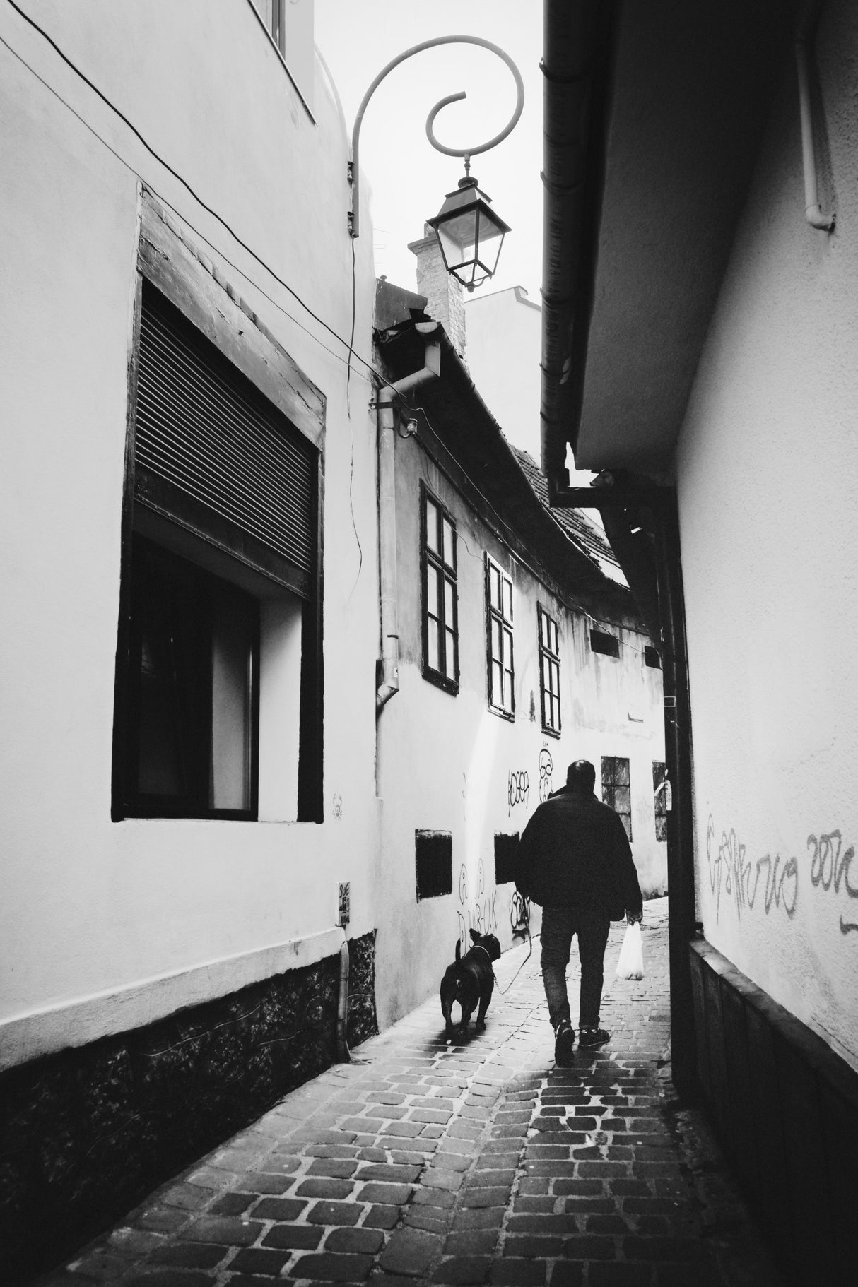 Walking down the street Poster och Canvastavla