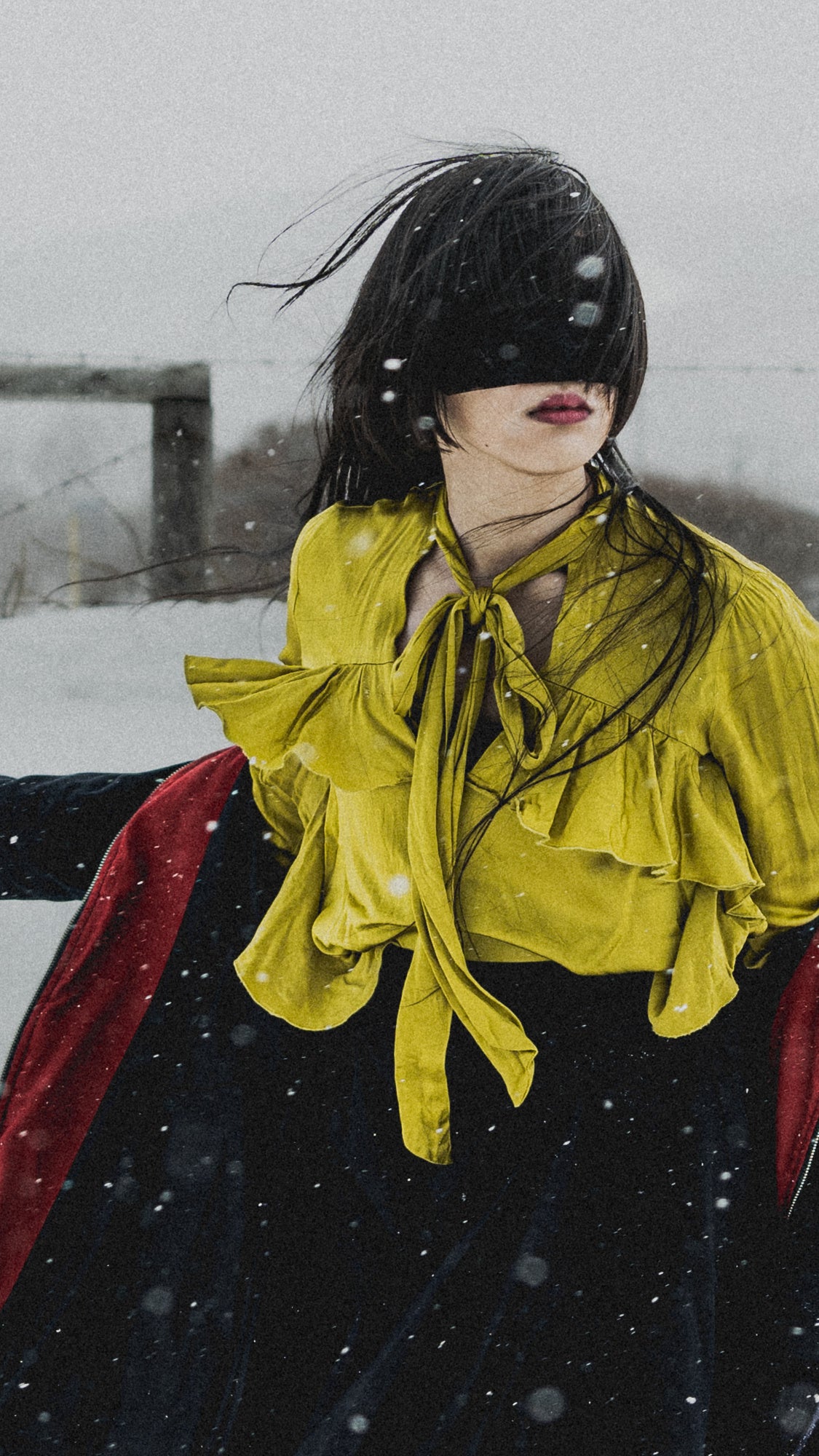 The beginning of snow Poster och Canvastavla