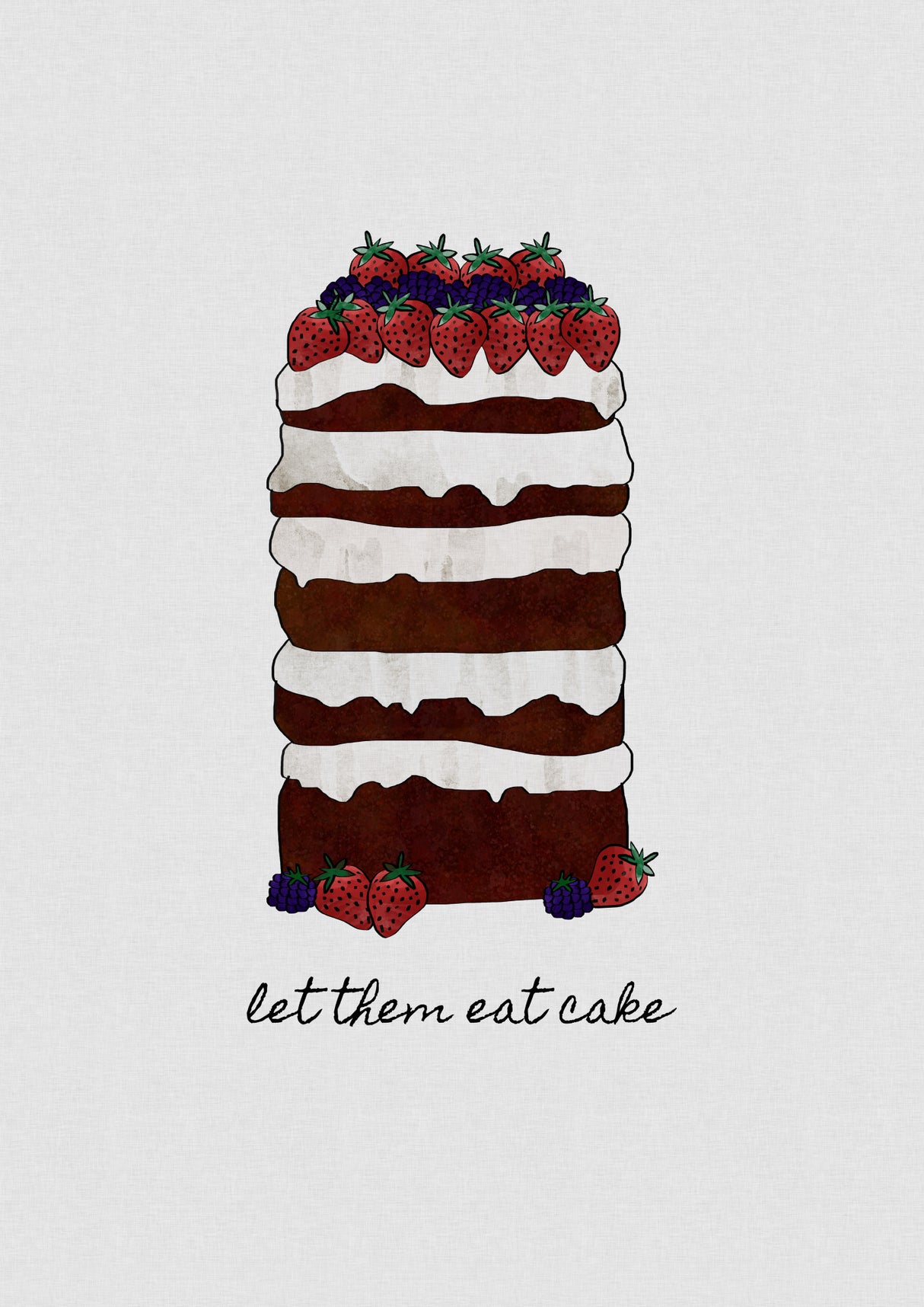 Let Them Eat Cake Poster och Canvastavla