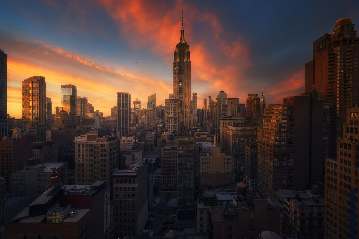 Rooftop, New York Poster och Canvastavla