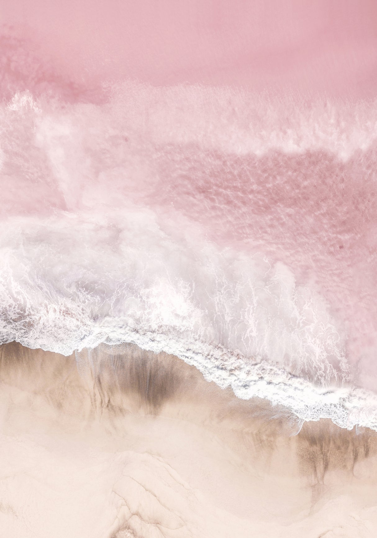 Pink Sea Poster och Canvastavla