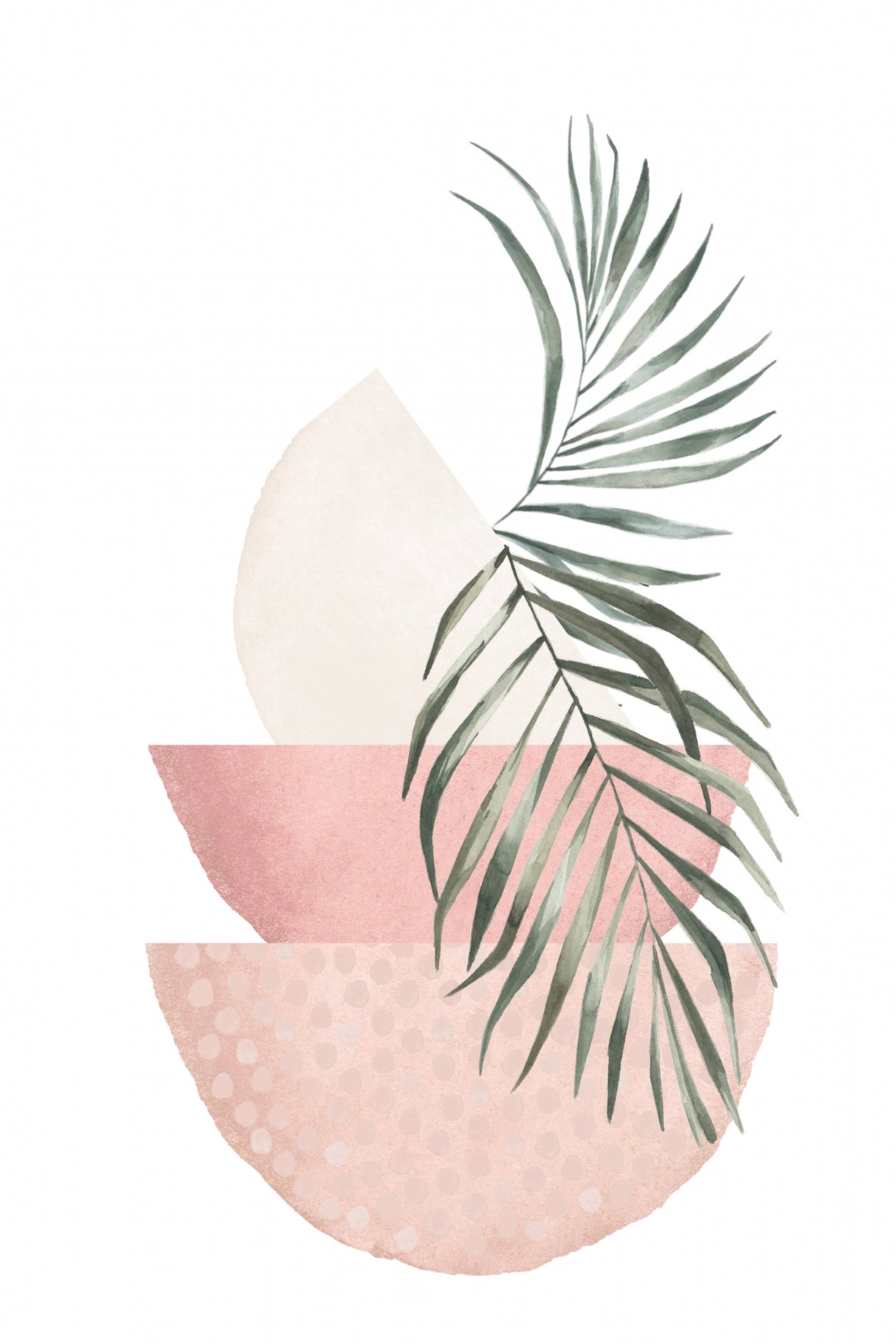 Green Fern-2 Poster och Canvastavla