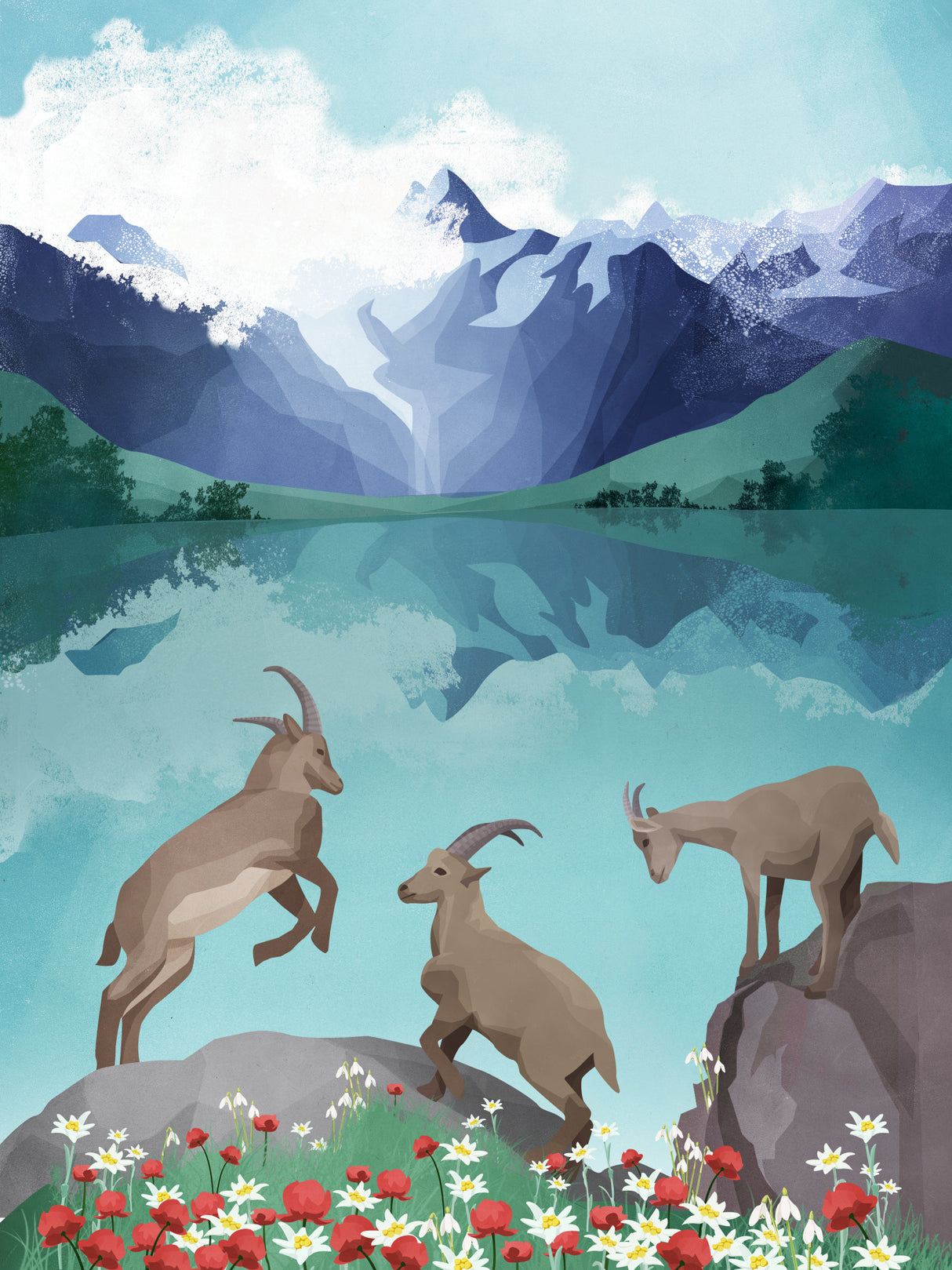 The Hills Are Alive Poster och Canvastavla
