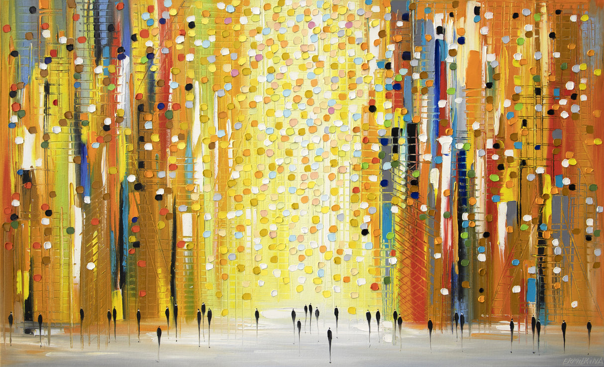 Sunset Lights Poster och Canvastavla