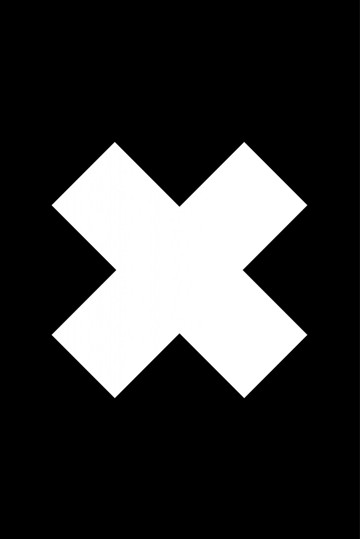 Cross Black Poster och Canvastavla