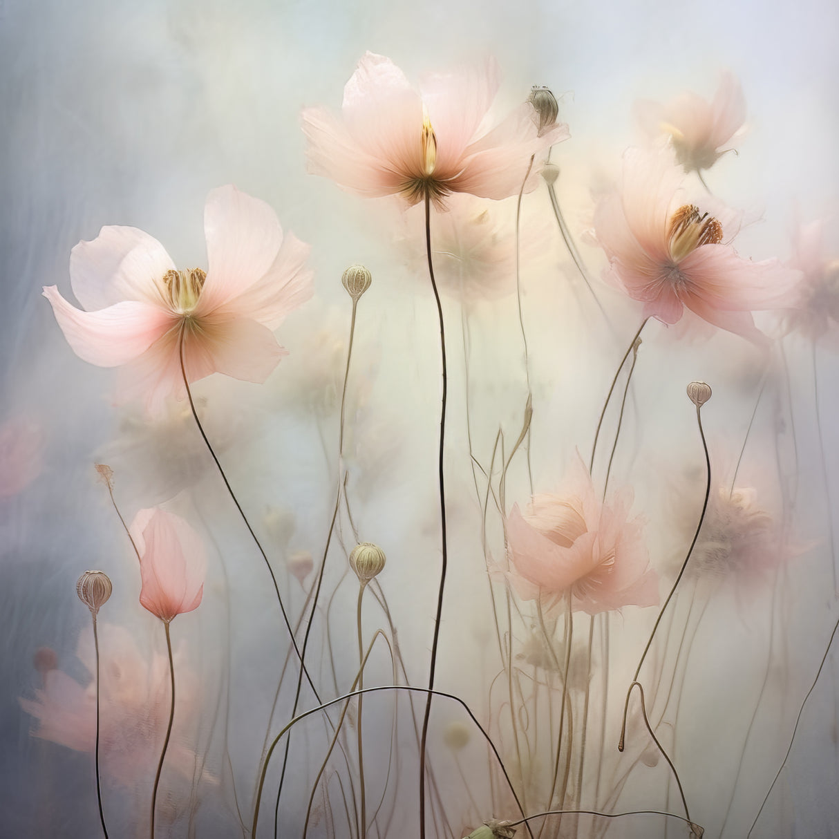 Fa Vintage Floral 38 Poster och Canvastavla