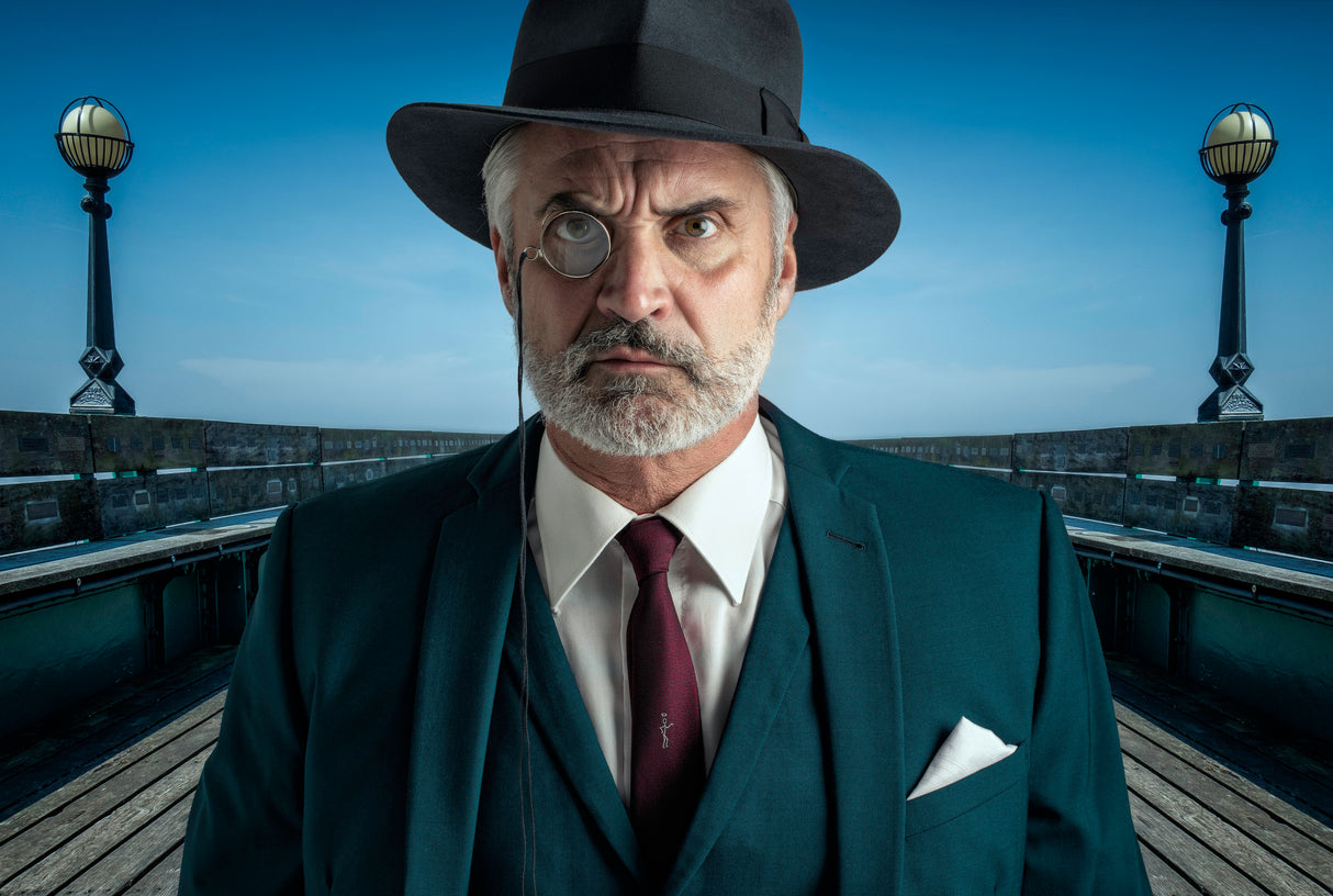 The Man on the Pier Poster och Canvastavla