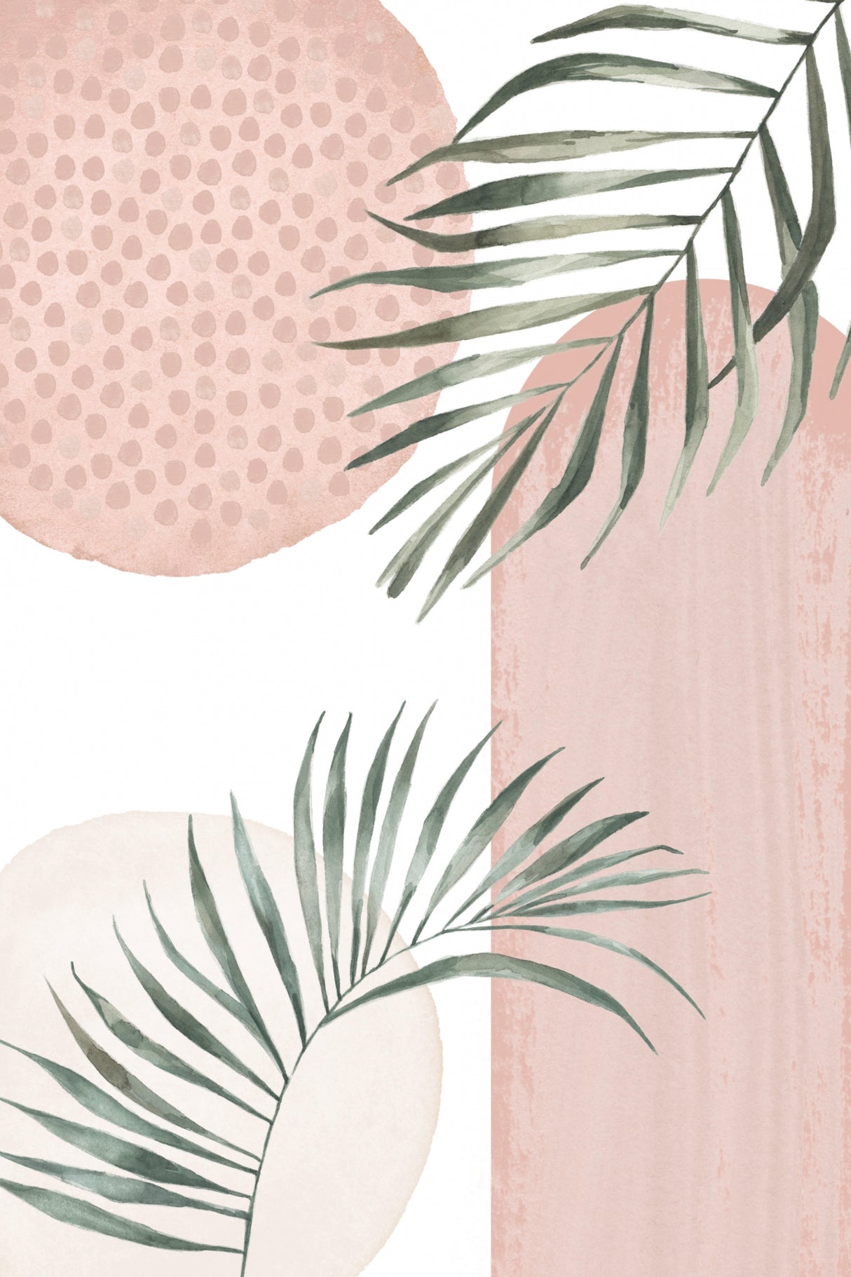 Green Fern-3 Poster och Canvastavla