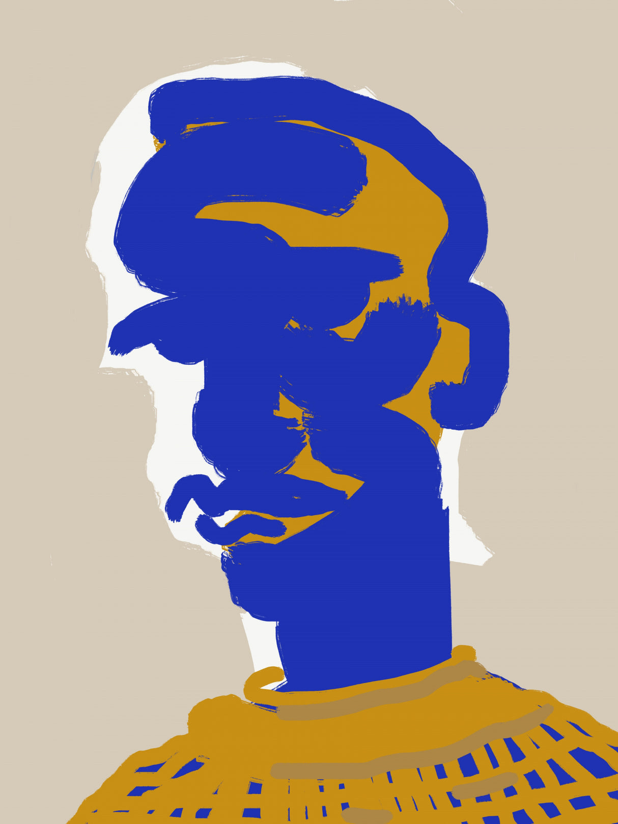 Portrait of a Butler Poster och Canvastavla