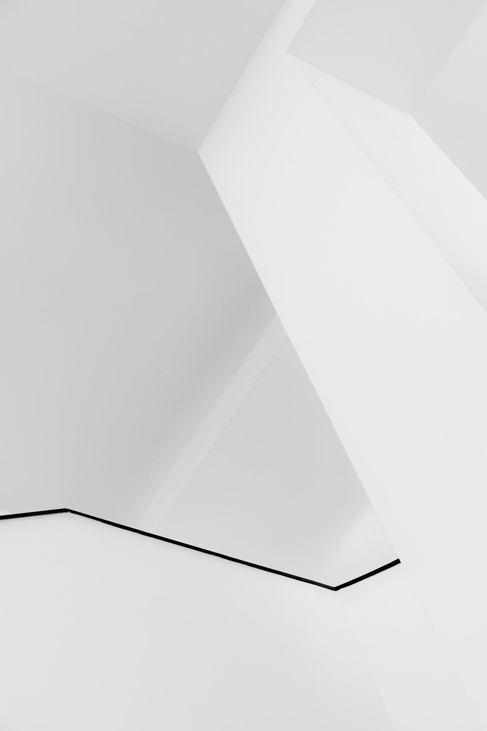 Stairwell in high key Poster och Canvastavla