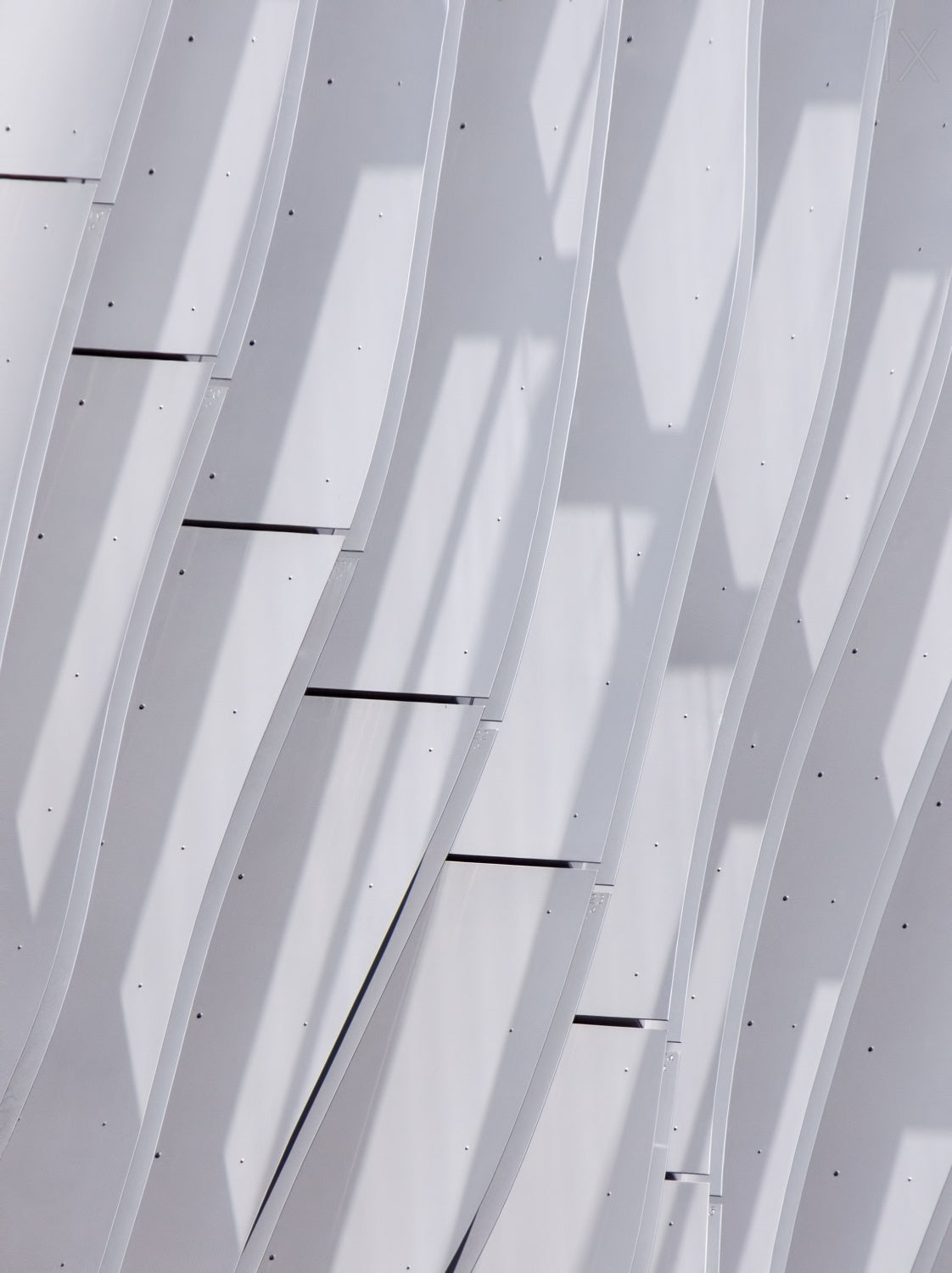 Abstract in White Poster och Canvastavla