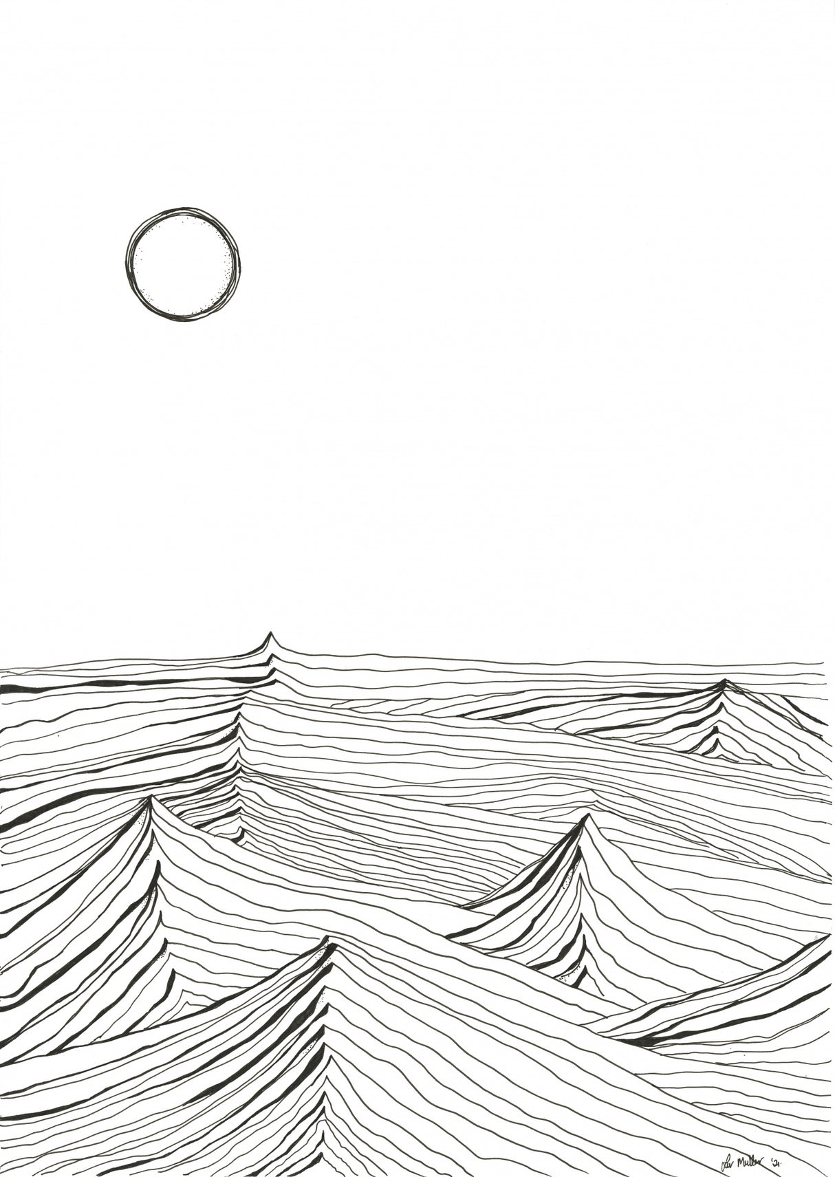 Landscape Poster och Canvastavla