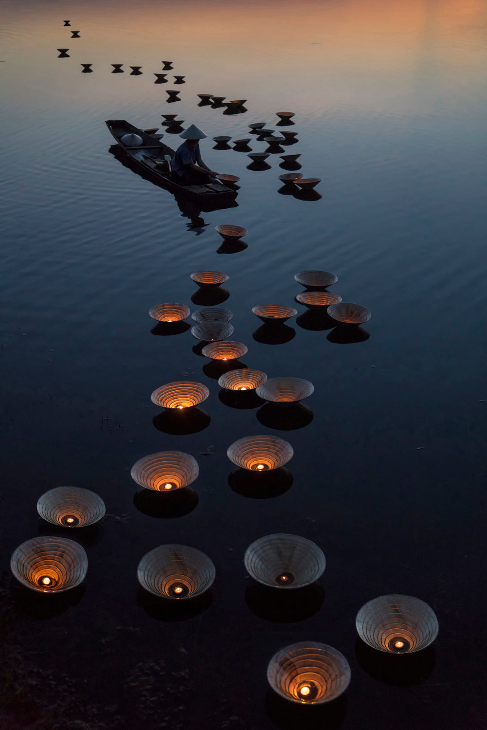 loy krathong festival Poster och Canvastavla