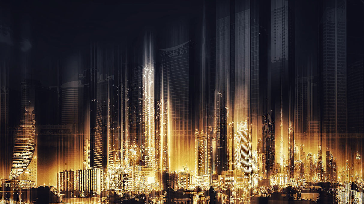 Carbon City Poster och Canvastavla