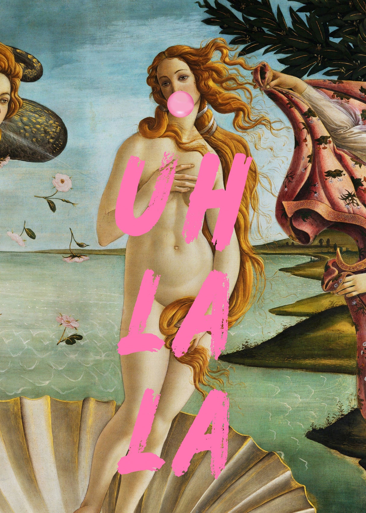 The Birth of Venus by Sandro Botticelli / Uh La La Poster och Canvastavla
