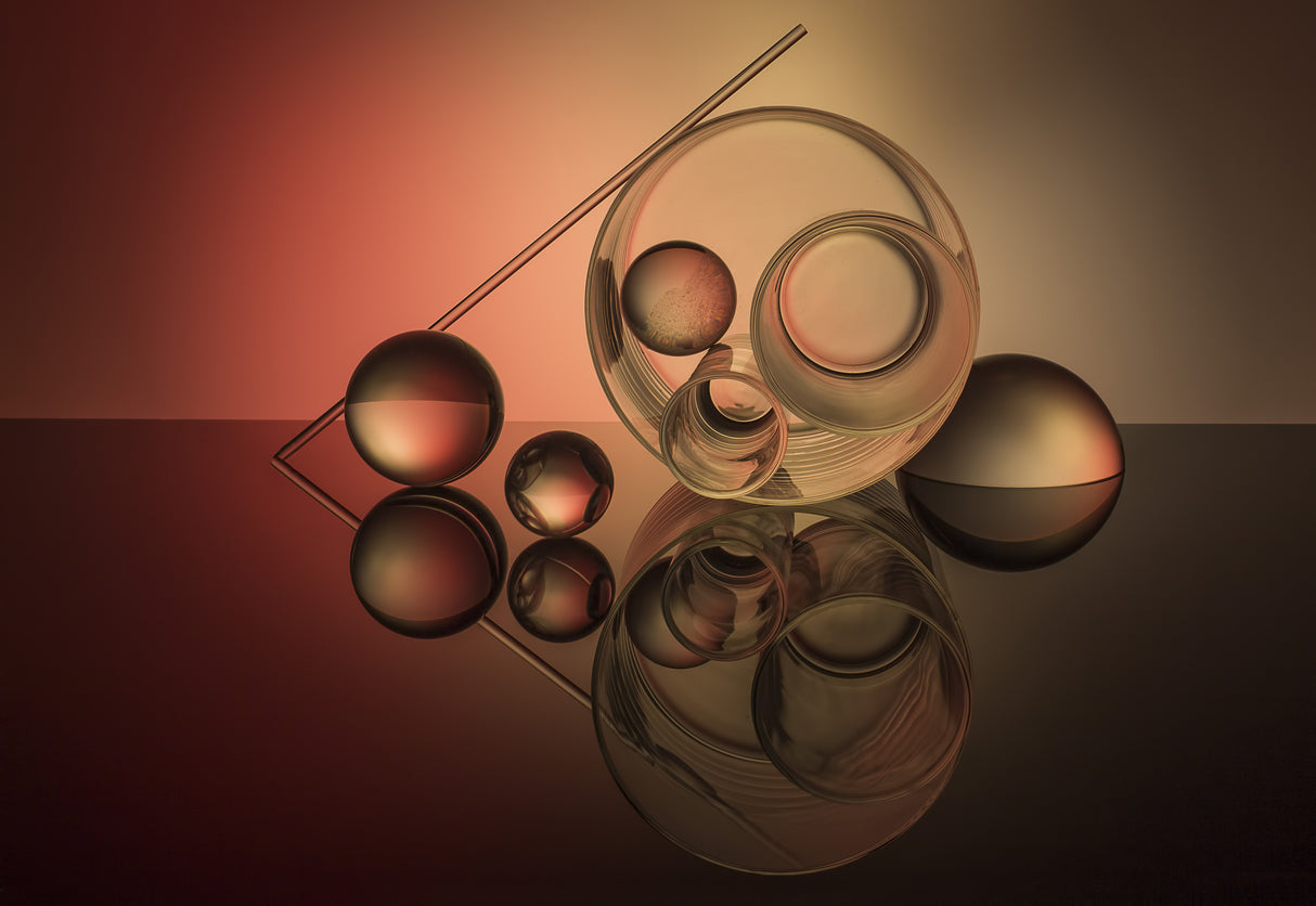 From the series "Experiments with glass" Poster och Canvastavla