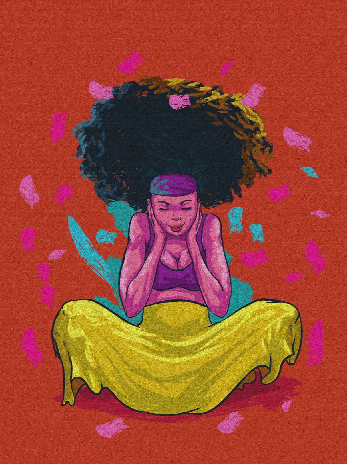 the color queen Poster och Canvastavla
