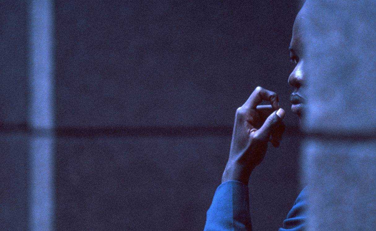 Thinking (from the series "New York Blues") Poster och Canvastavla