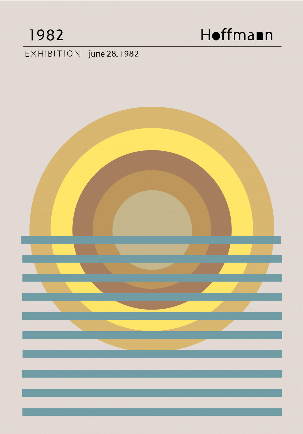 1982 Hoffman Poster och Canvastavla