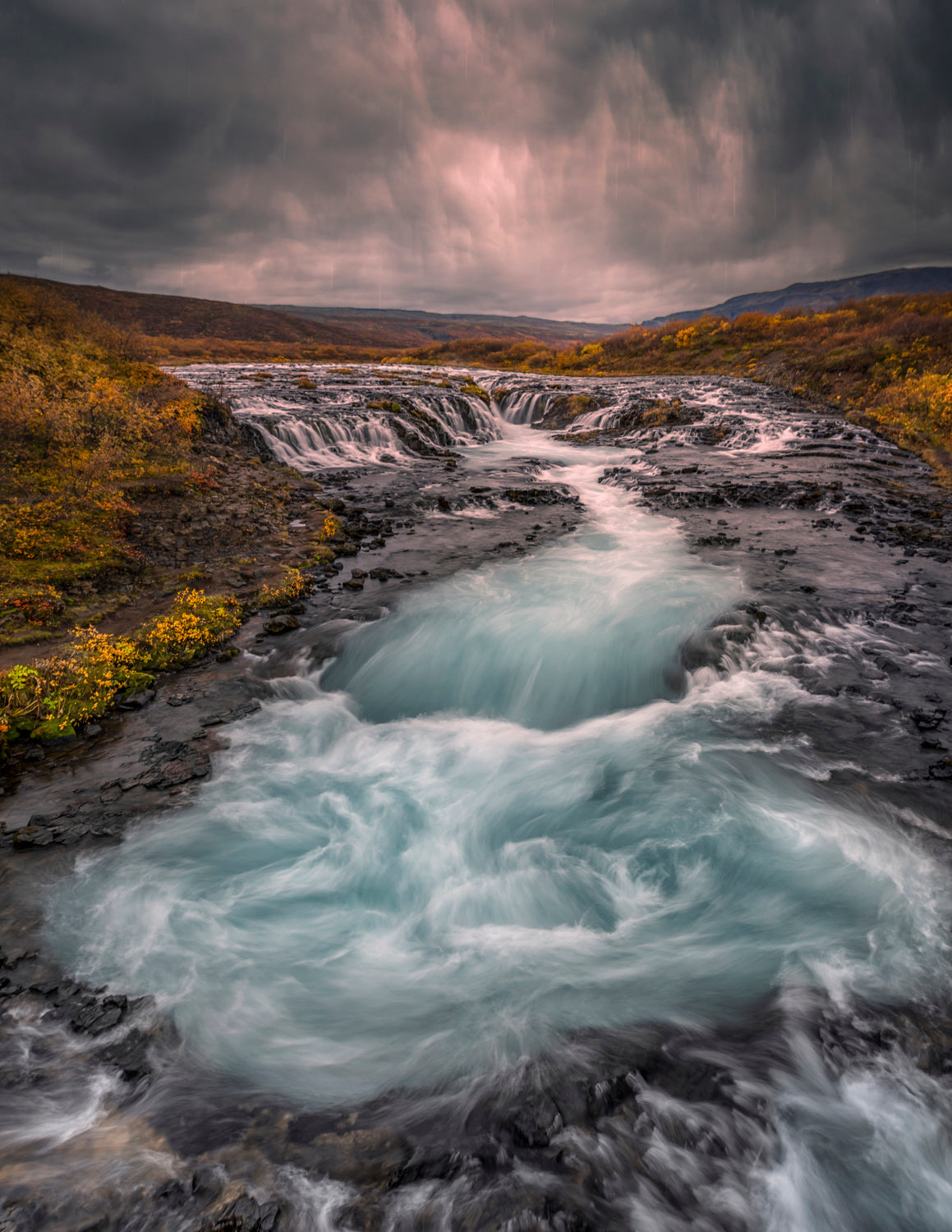 Bruarfoss Poster och Canvastavla