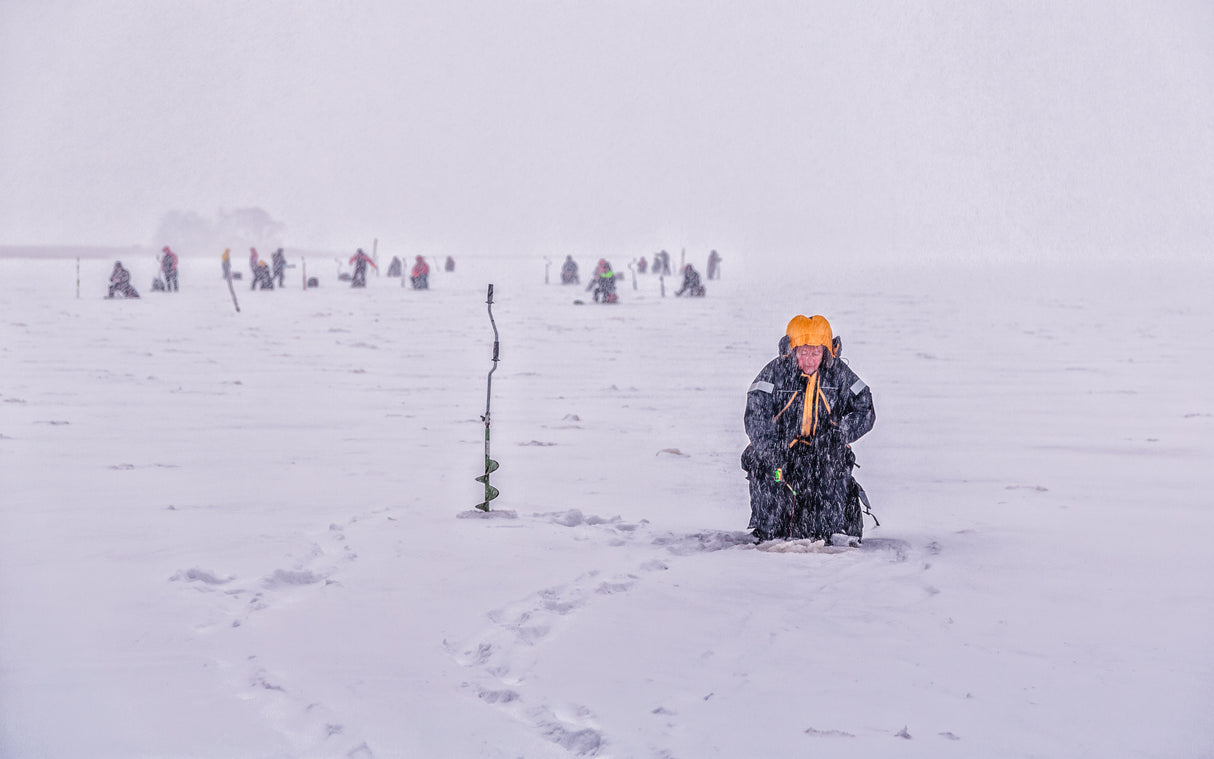 Ice Fishing Poster och Canvastavla