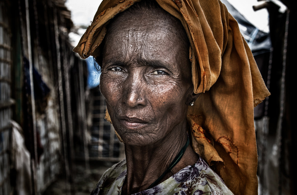 Pride of a Rohingya woman - Bangladesh Poster och Canvastavla