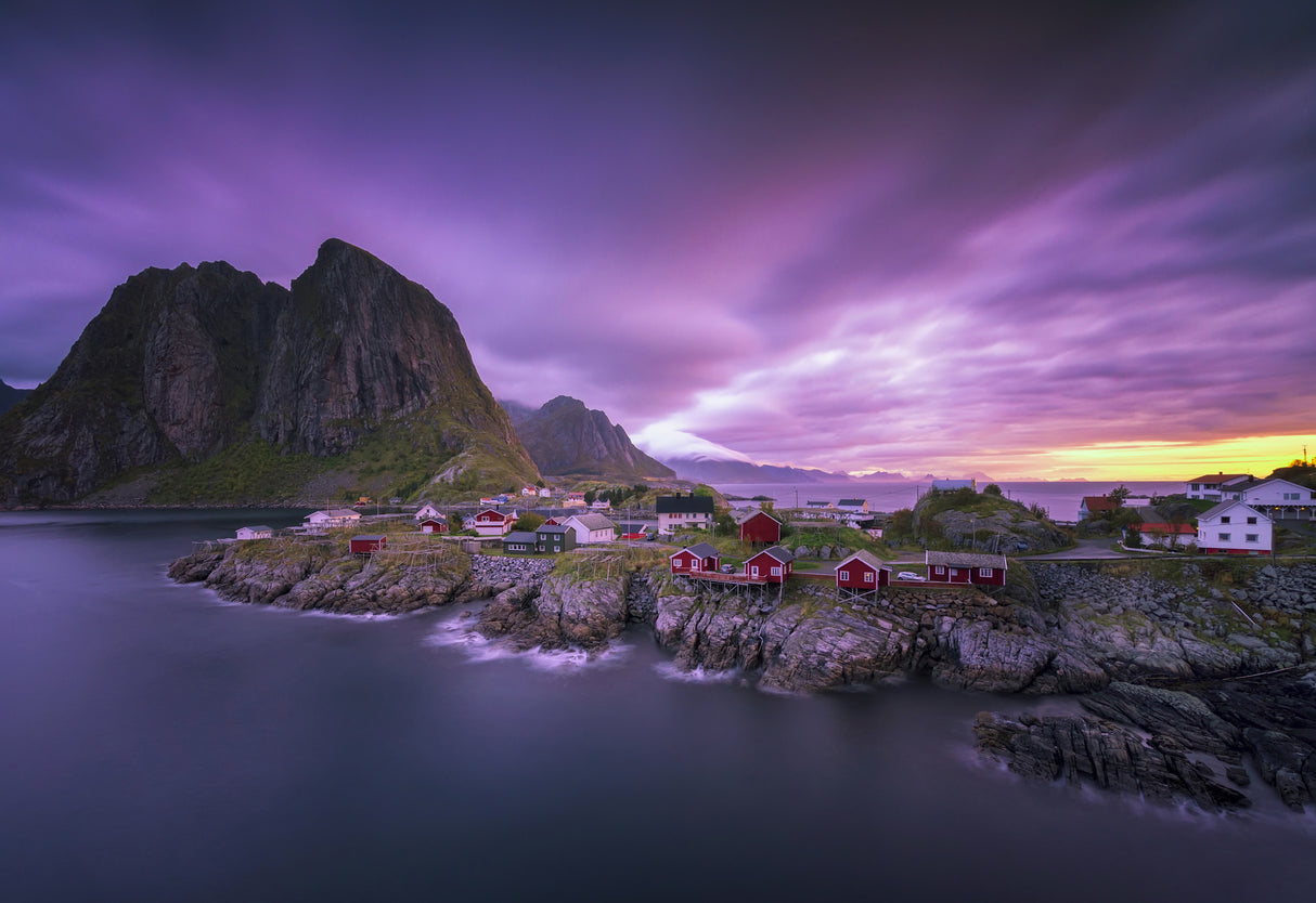 Sunrise in Lofoten Poster och Canvastavla