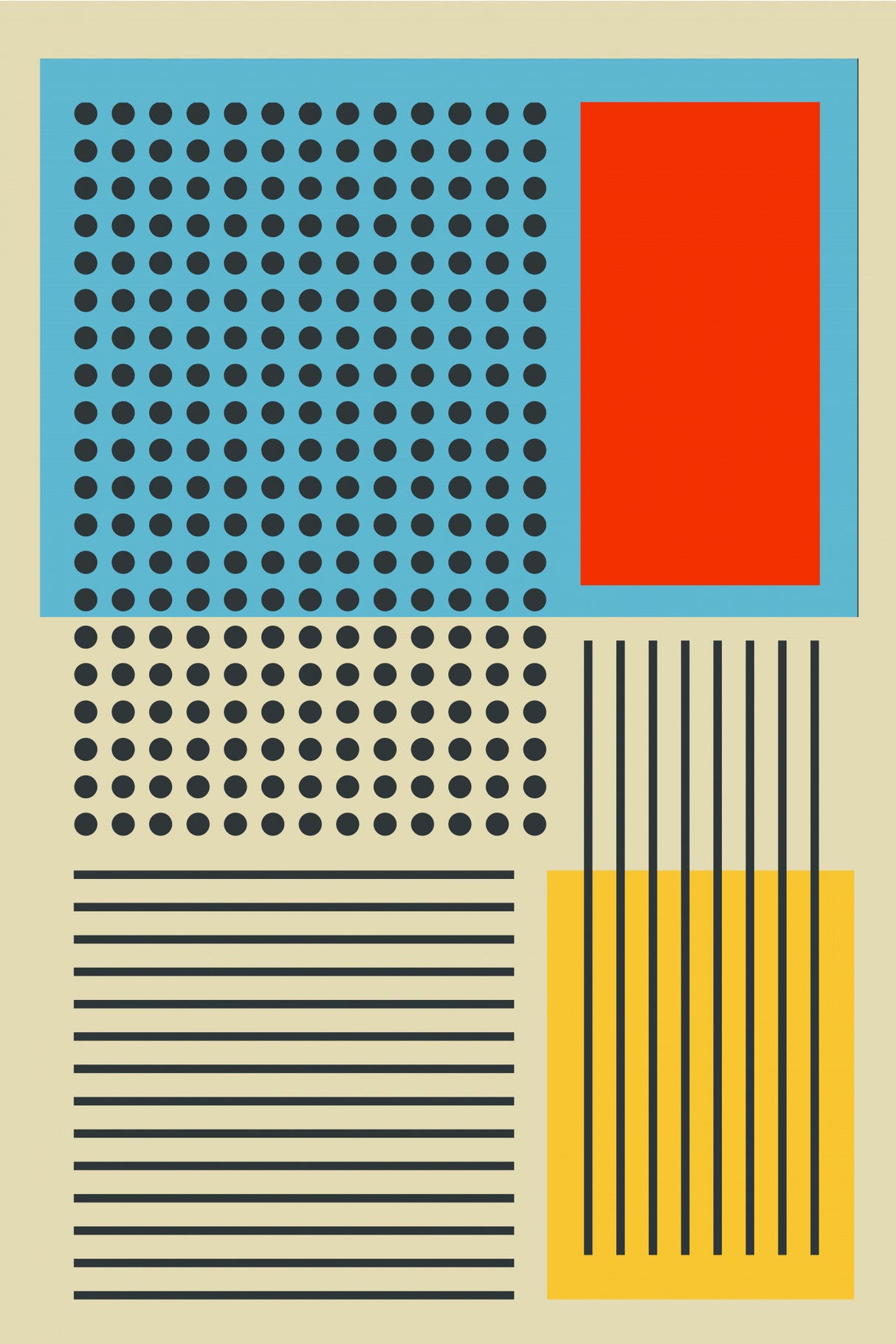 Geometric Expression #3 Poster och Canvastavla