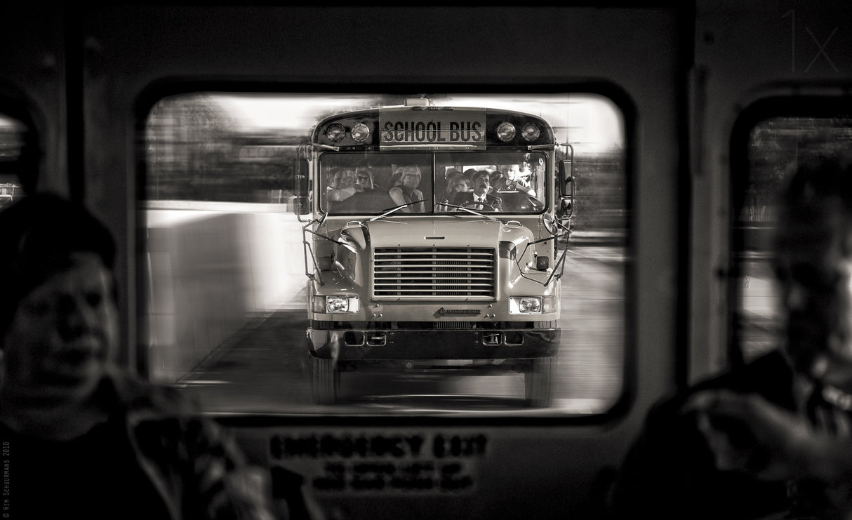 School Bus.... Poster och Canvastavla
