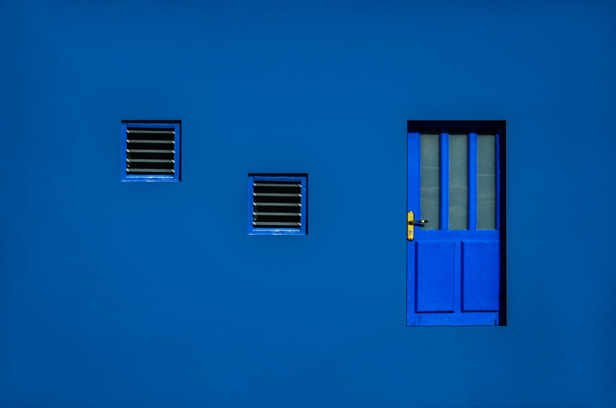 Blue Poster och Canvastavla