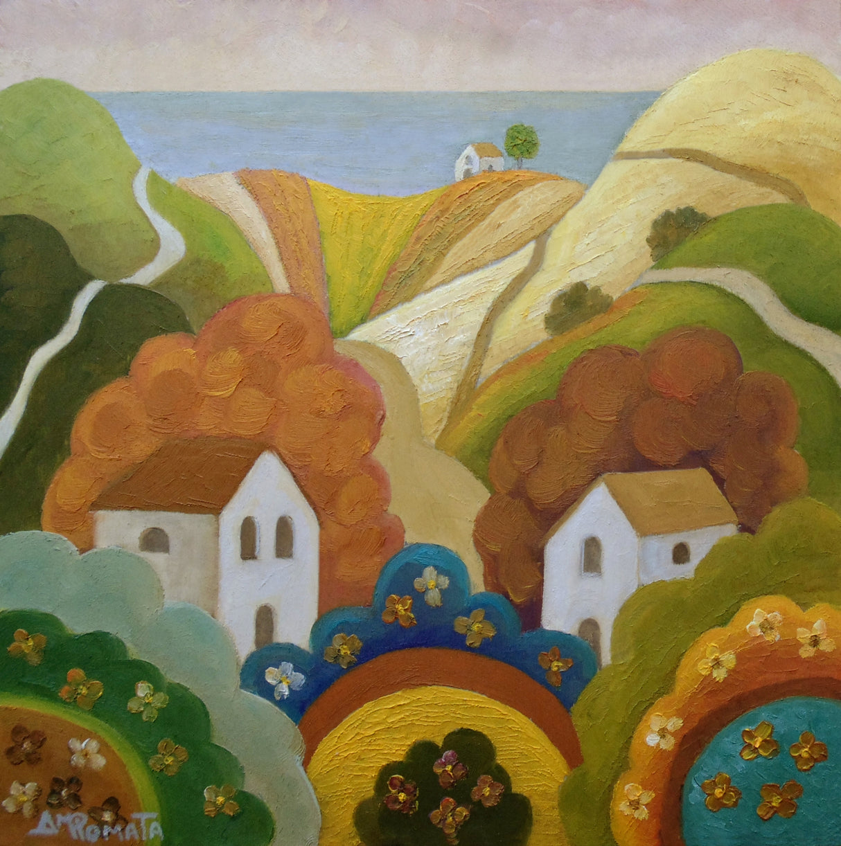 The Sea From My Window Poster och Canvastavla