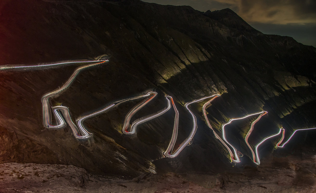 PASSO DELLO STELVIO Poster och Canvastavla