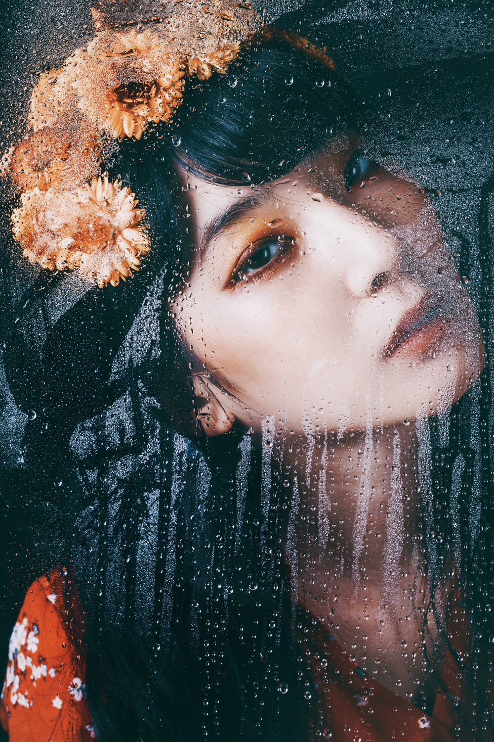 Melancholy in withered Autumn Poster och Canvastavla