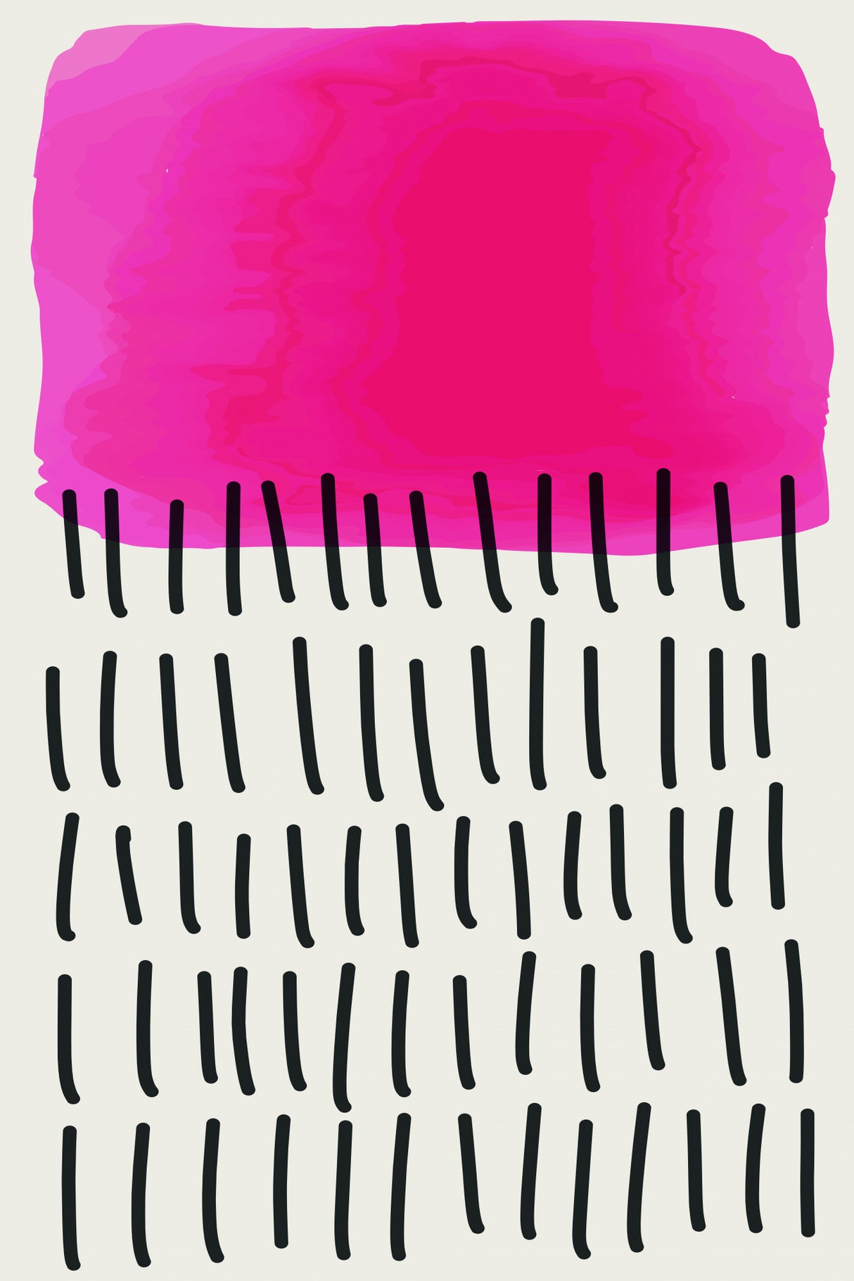 Minimal Watercolor Shapes #2 Poster och Canvastavla