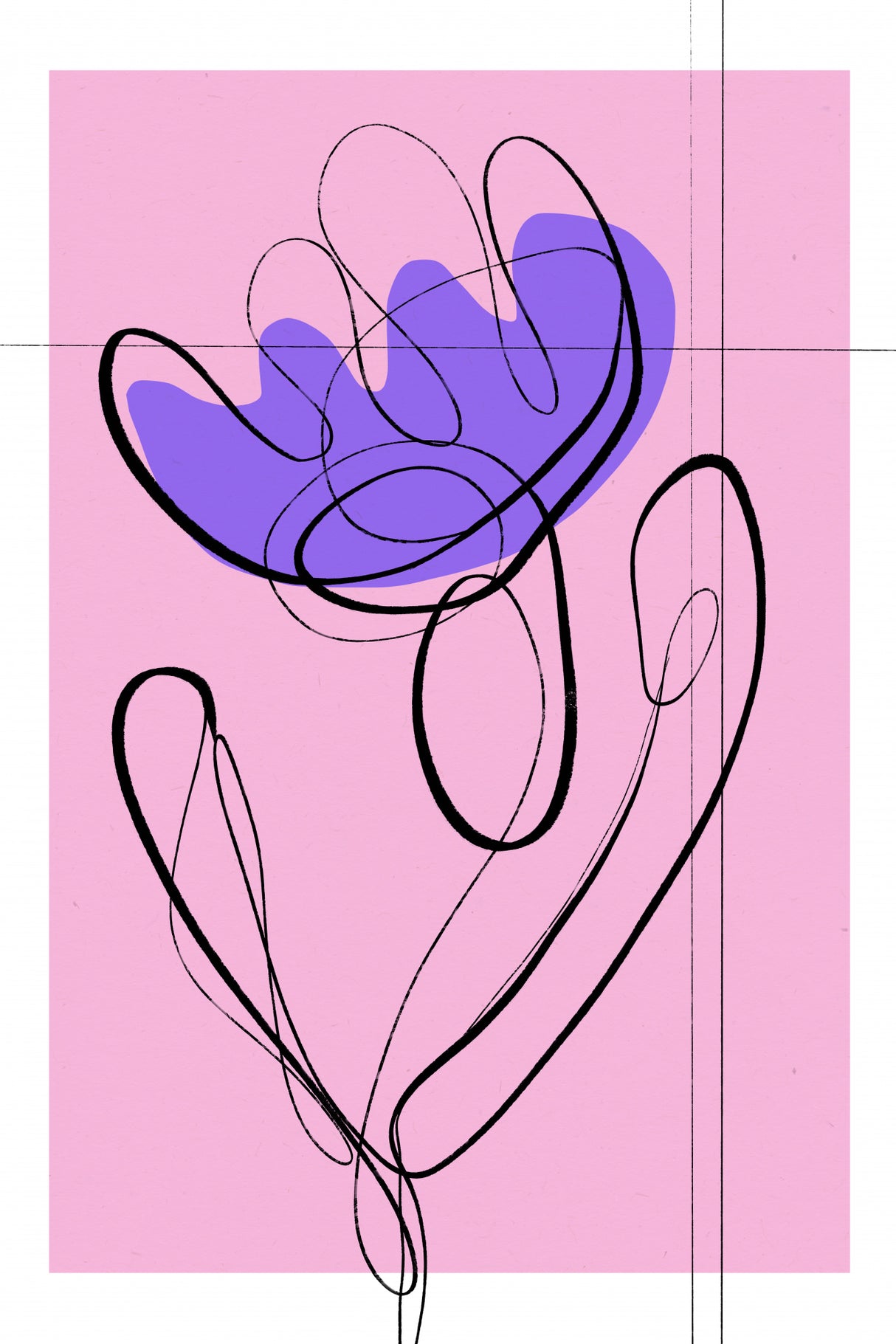 Geometris No 2 Poster och Canvastavla