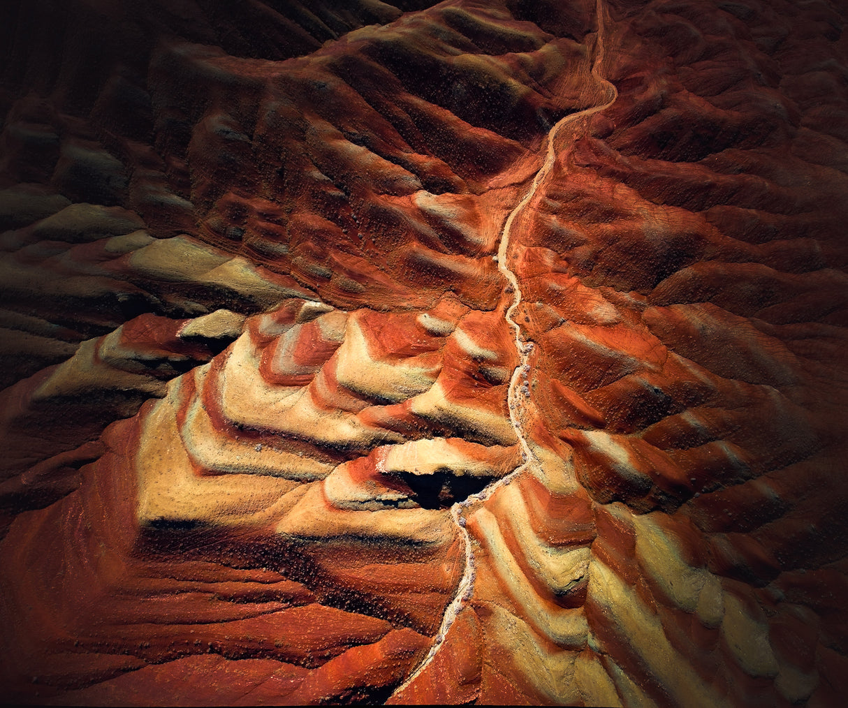 Garmsar Colourful Hills Poster och Canvastavla