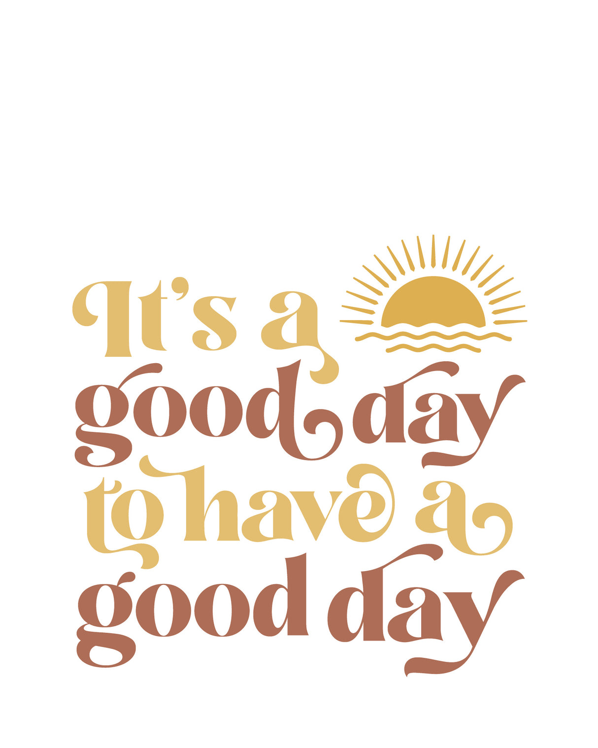 Good Day No2 Poster och Canvastavla