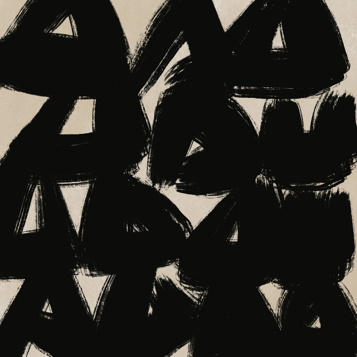 Circles abstract Poster och Canvastavla