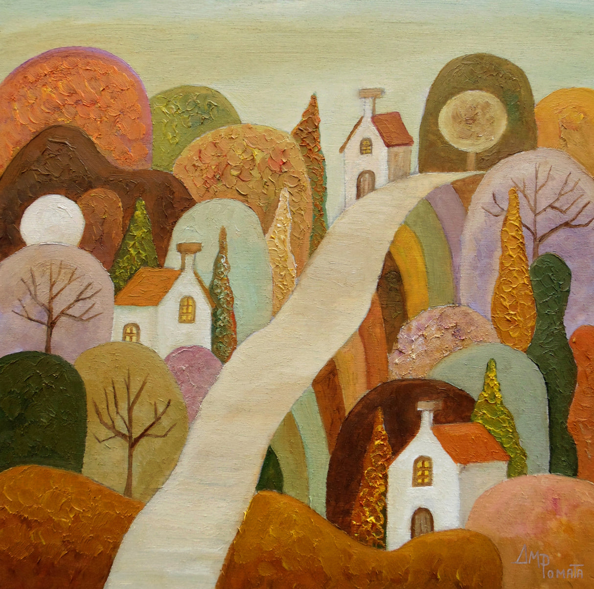 Country Lane Poster och Canvastavla