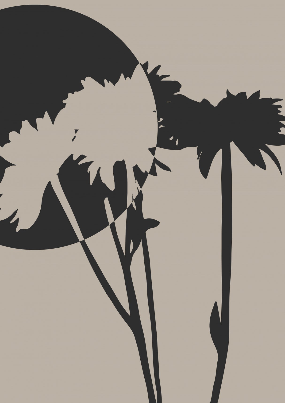 Abstract Flower 01 Poster och Canvastavla