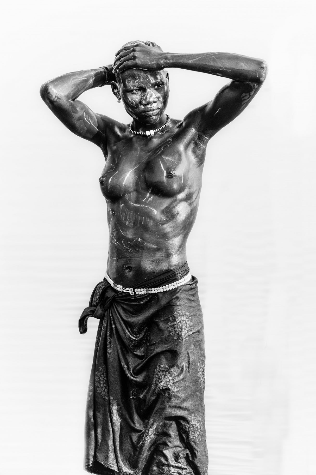 Mundari wash time Poster och Canvastavla