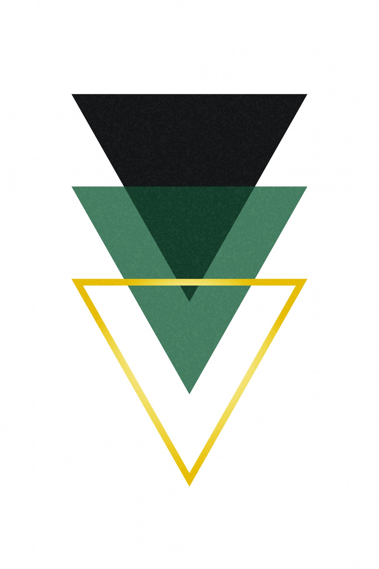 Minimal Triangle Collection #1 Poster och Canvastavla