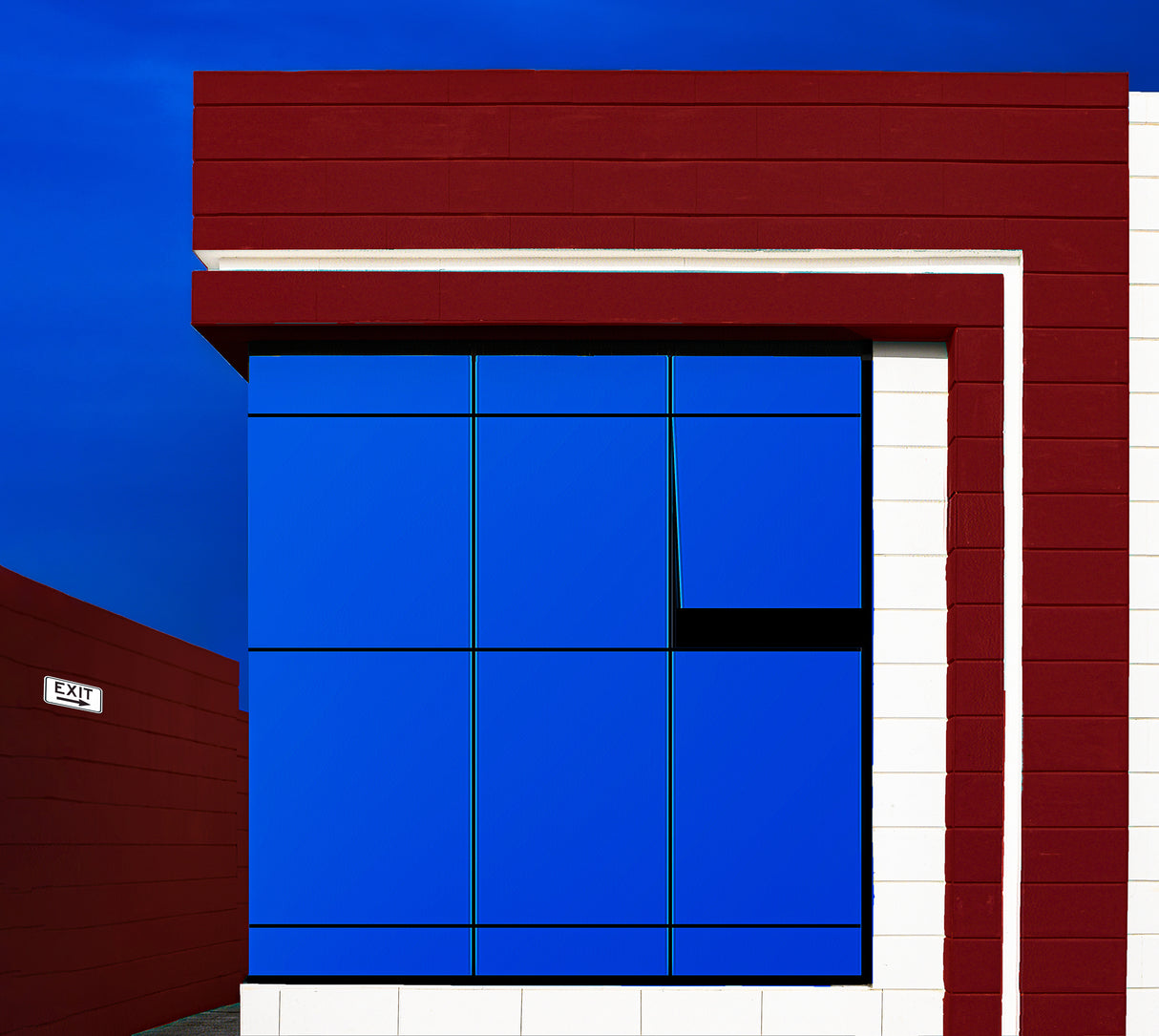 Blue Cladding Poster och Canvastavla