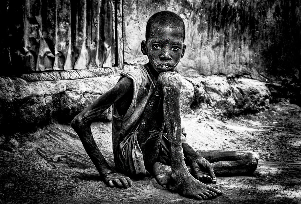 Boy in Benin Poster och Canvastavla