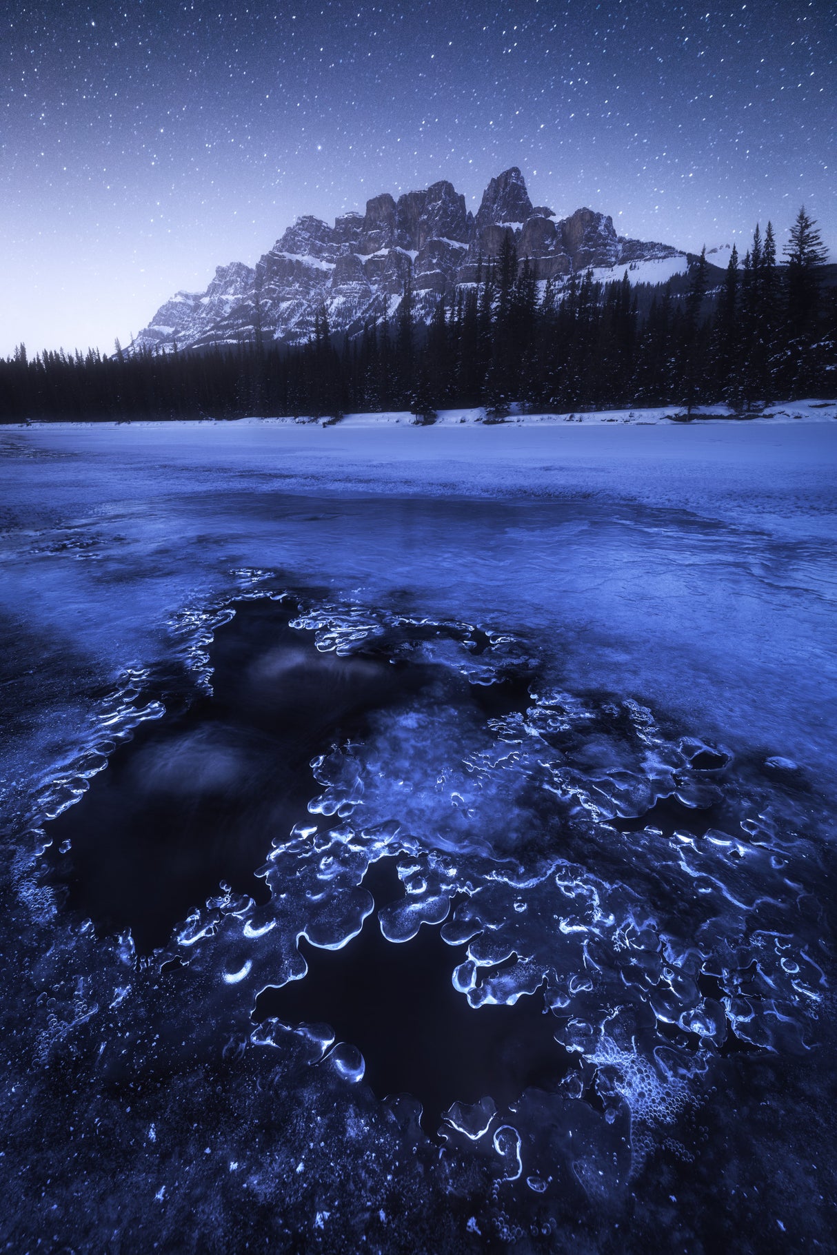 Castle Mountain Poster och Canvastavla