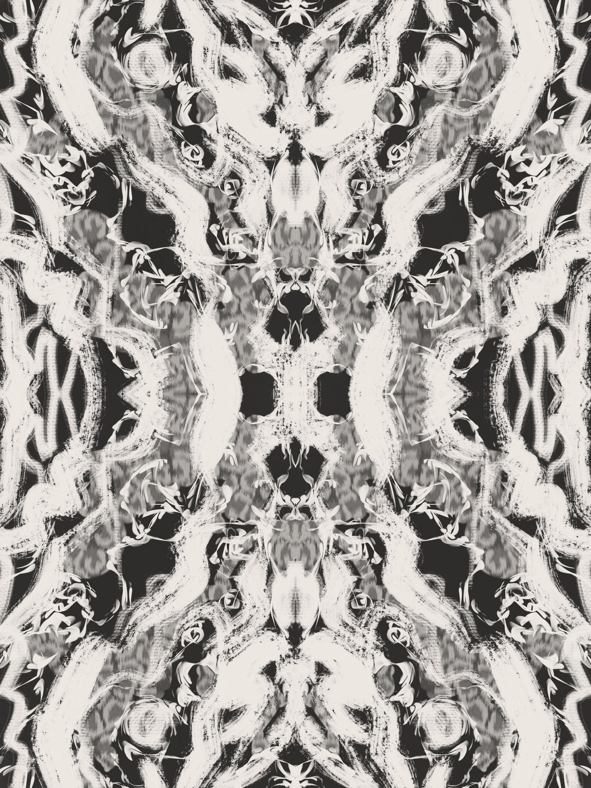 Organic Symmetrical Pattern Poster och Canvastavla