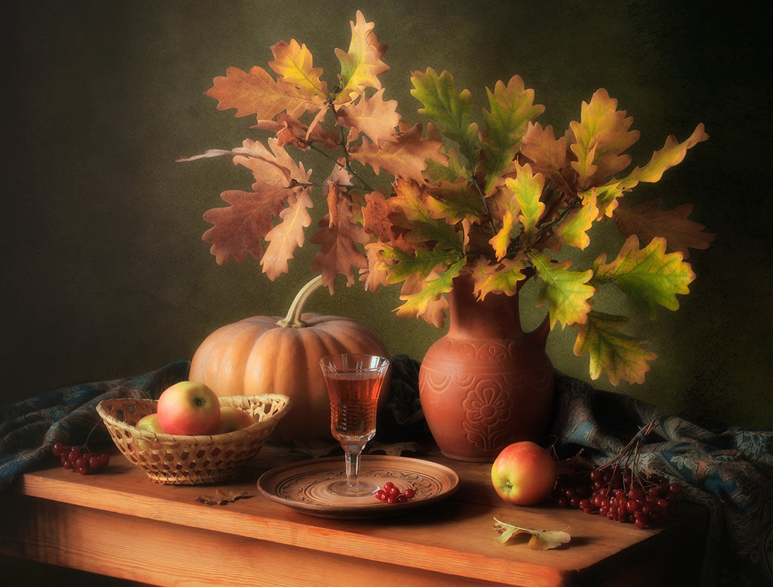 Autumn still life Poster och Canvastavla