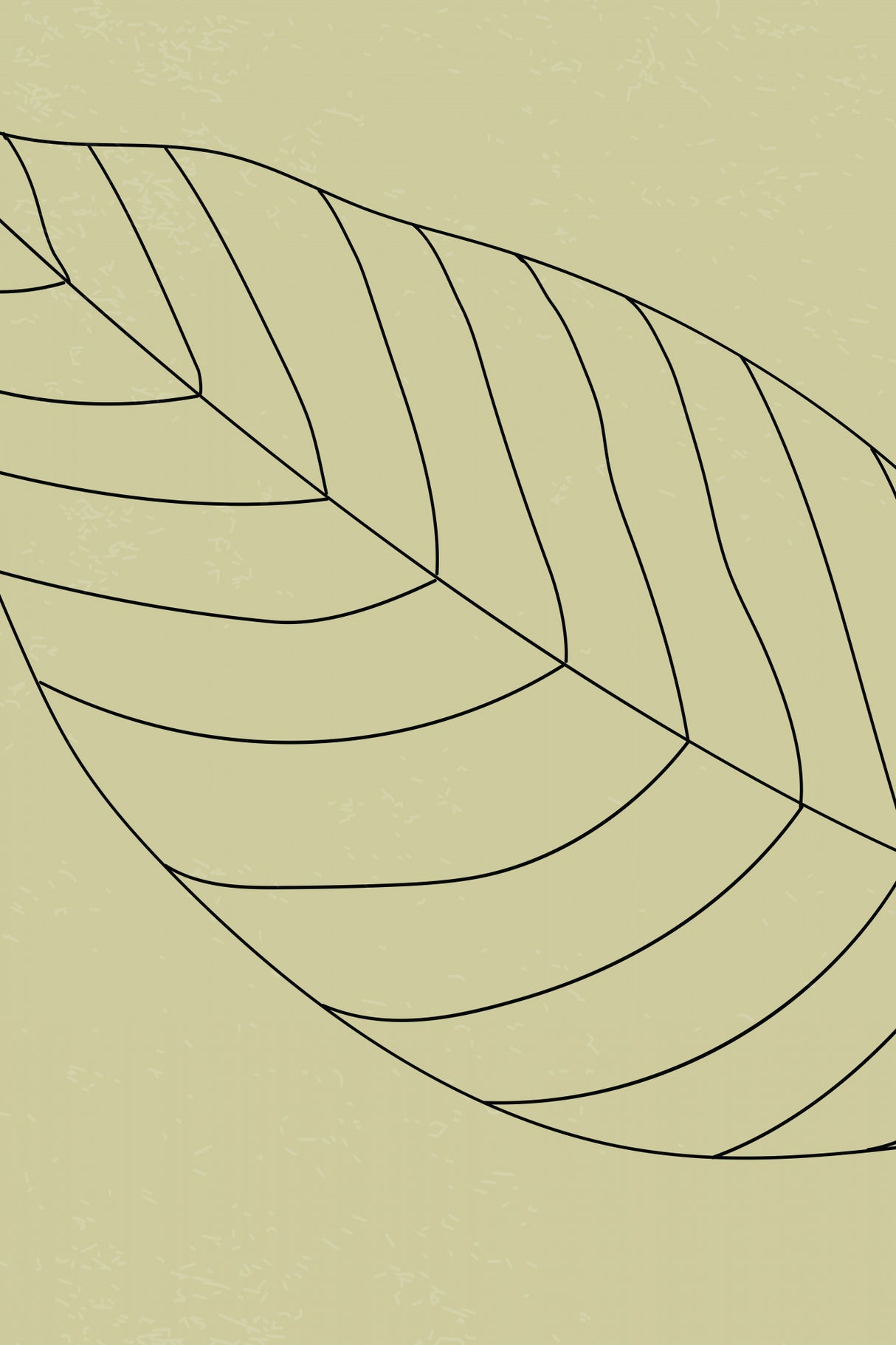 Minimal Leaves #2 Poster och Canvastavla