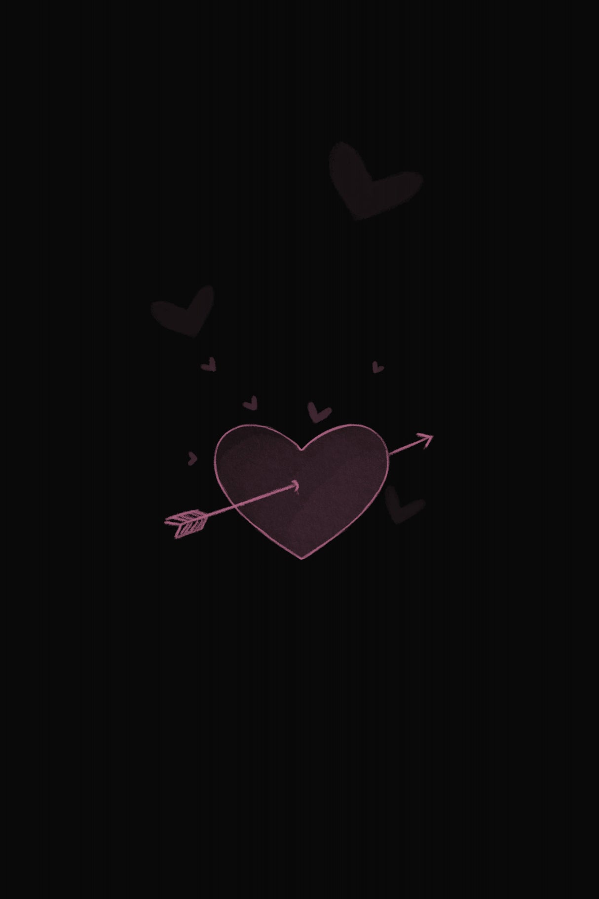 Black pink love (1) Poster och Canvastavla