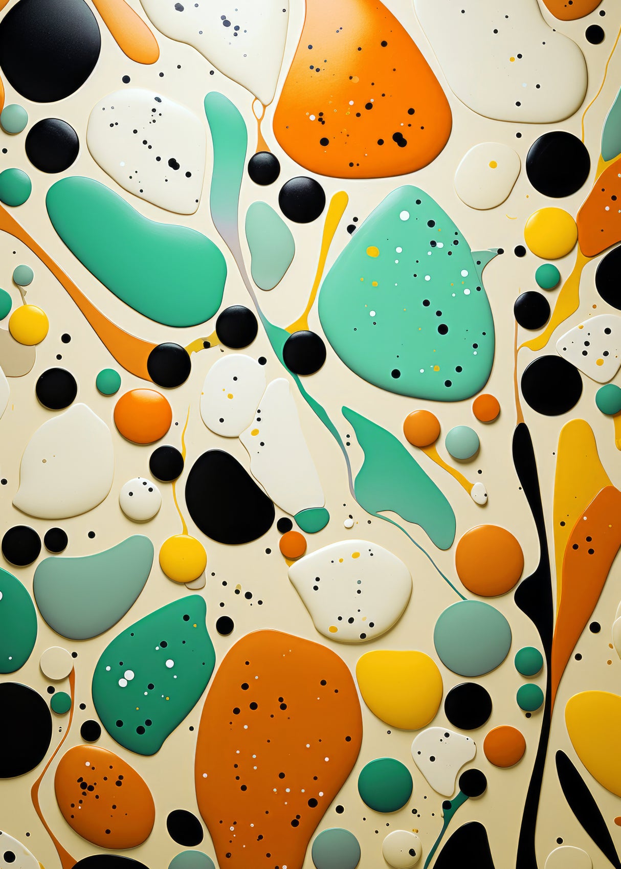 Terrazo pattern art 7 Poster och Canvastavla